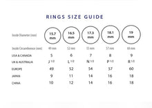 Load image into Gallery viewer, Single Zircon Open Silver Ring