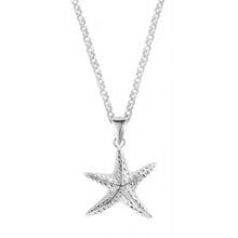 Загрузить изображение в средство просмотра галереи, Starfish Silver Necklace