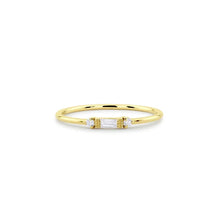 Load image into Gallery viewer, White Gold Plated Dainty Zircon Ring
