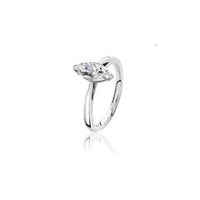 Load image into Gallery viewer, Silver Single Marquise Ring
