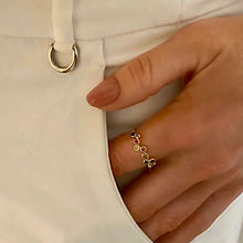 将图片加载到图库查看器,Gold Rainbow Zircon Ring