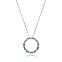 Load image into Gallery viewer, Emerald Circle Pendant
