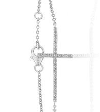 Load image into Gallery viewer, Silver Cross Bracelet
