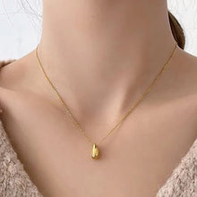 画像をギャラリービューアに読み込む, Water Drop Necklace, 18ct Gold Plated