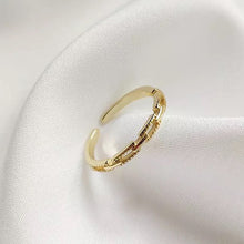 Load image into Gallery viewer, Dainty Adjustable Chain Ring
