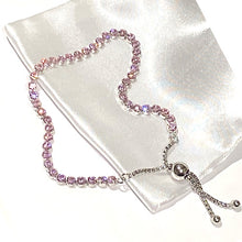 将图片加载到图库查看器,Dainty Pink Zircon Adjustable Bracelet