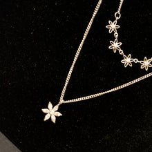Загрузить изображение в средство просмотра галереи, Gold Flower Design Necklace, Double Row