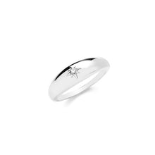 Load image into Gallery viewer, Silver Star Gypsy Ring

