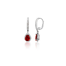 将图片加载到图库查看器,Ruby Earrings, drops