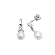 将图片加载到图库查看器,Silver Fresh Water Pearl Drops