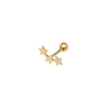 Load image into Gallery viewer, Gold Stars Cartilage Earring
