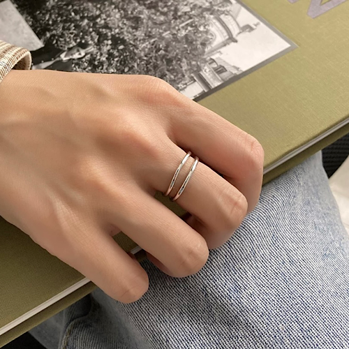 Silver clearance minimalist rings