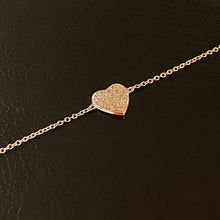 Load image into Gallery viewer, Silver Heart Dainty Bracelet
