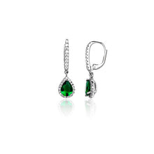 Load image into Gallery viewer, Emerald Earrings, drops
