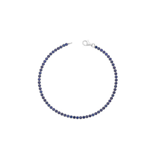Sapphire Blue Zircon Bracelet