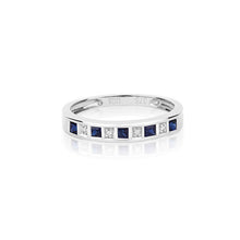 Load image into Gallery viewer, 9ct Diamond &amp; Sapphire Ring
