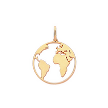 Cargar imagen en el visor de la galería, Gold Globe Necklace
