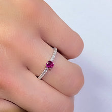 Load image into Gallery viewer, Ruby Solitaire Ring
