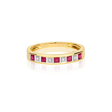 Load image into Gallery viewer, 9ct Diamond &amp; Ruby Ring
